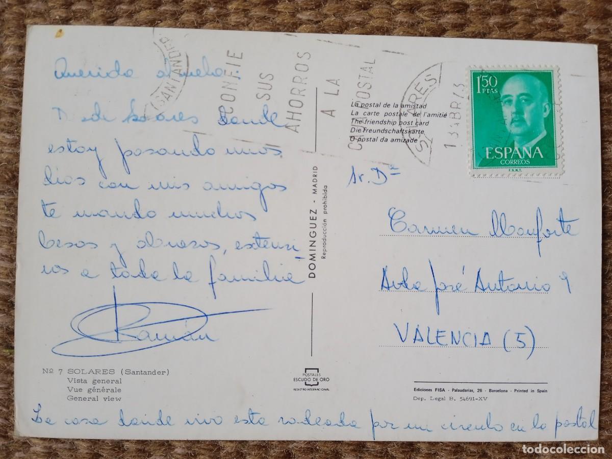 Postales: SOLARES - SANTANDER - ED. DOMINGUEZ - Foto 2