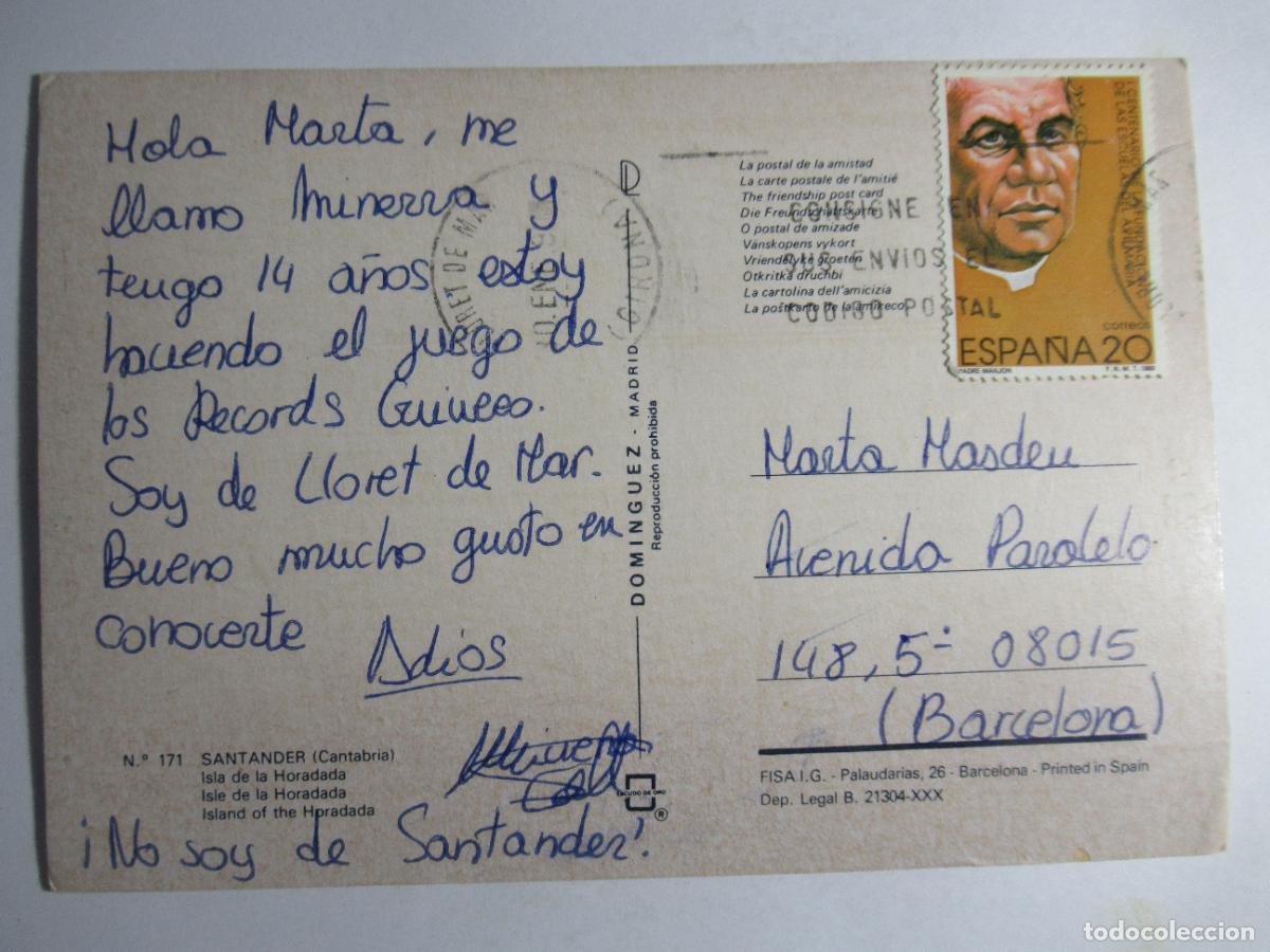Postales: Santander - Isla de la Horadada - Foto 2