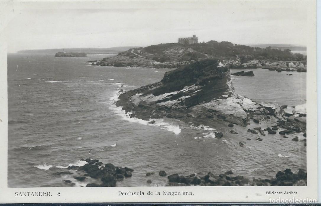 Postales: SANTANDER - PEN&Iacute;NSULA DE LA MAGDALENA - EDICIONES ARRIBAS - Foto 1