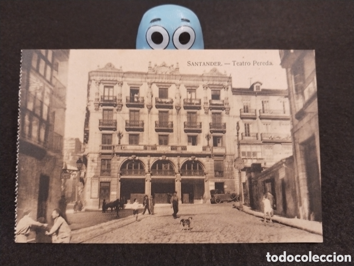 Postales: Postal de Santander. Teatro Pereda - Foto 1