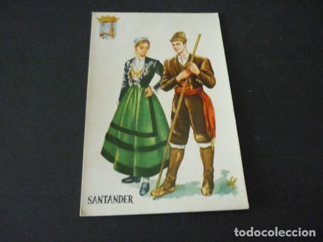 Postales: SANTANDER VALLE DEL PAS PAREJA DE PASIEGOS POSTAL - Foto 1