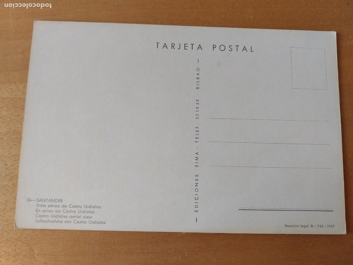 Postales: CASTRO URDIALES SANTANDER ED SIMA NUM 15 SC - Foto 2
