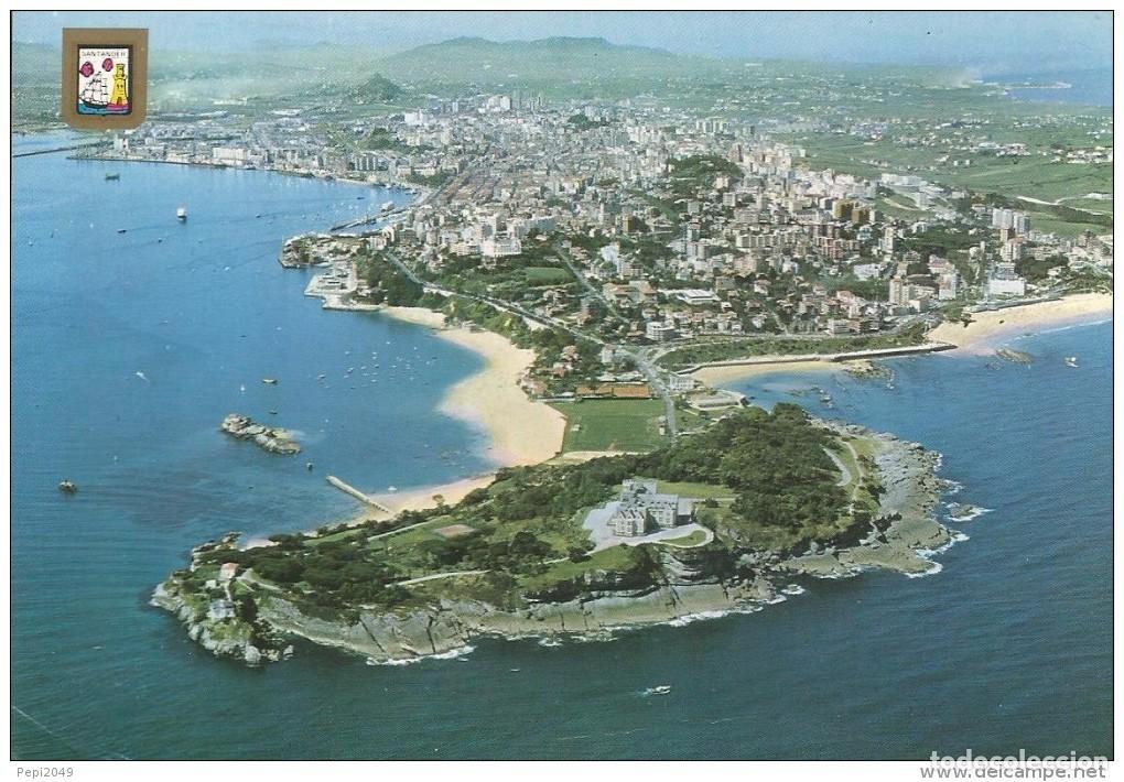 Postales: :::: PN328 - POSTAL - SANTANDER - VISTA AEREA - Foto 1