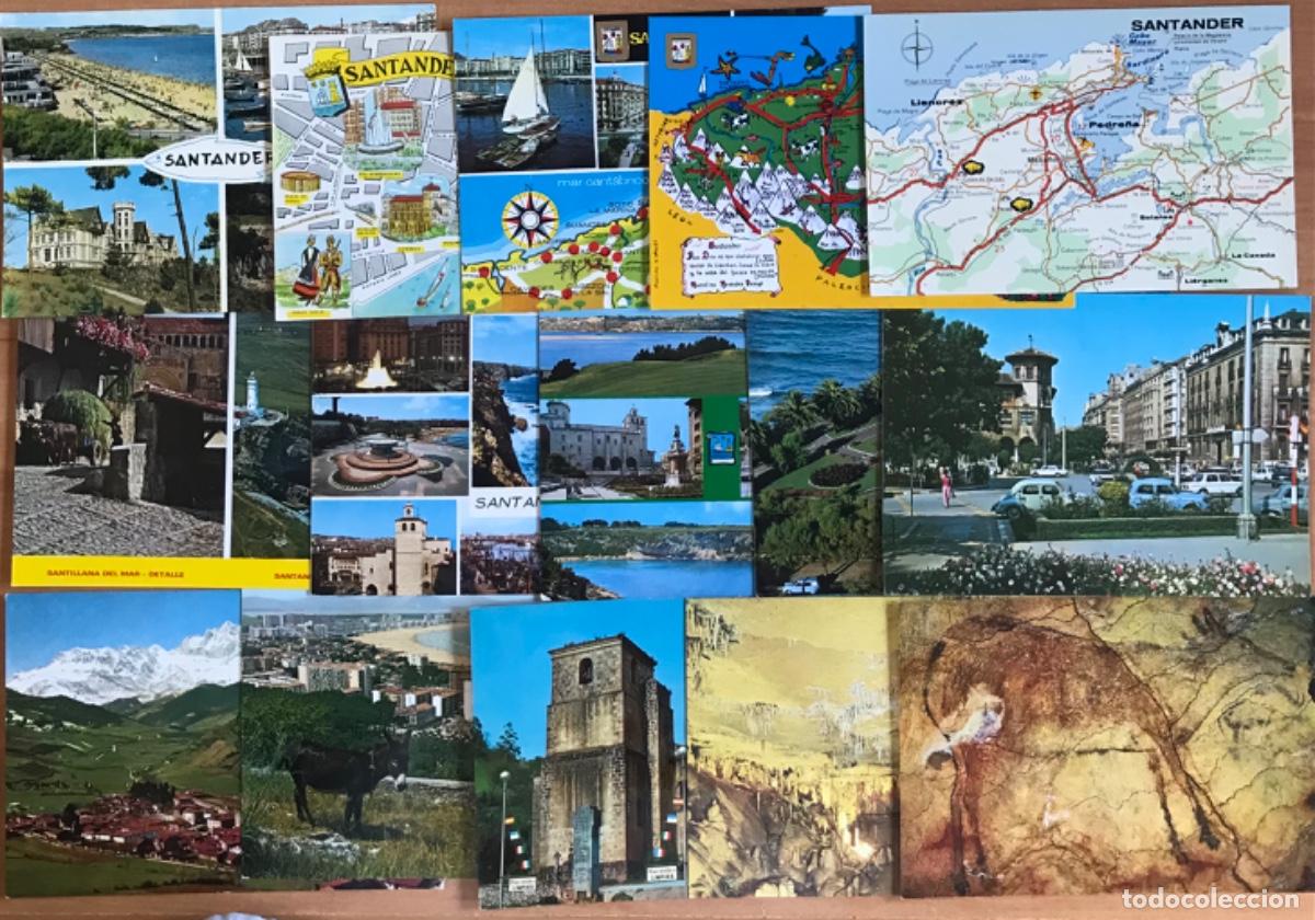 Postales: Lote de 15 postales de Cantabria. - Foto 1