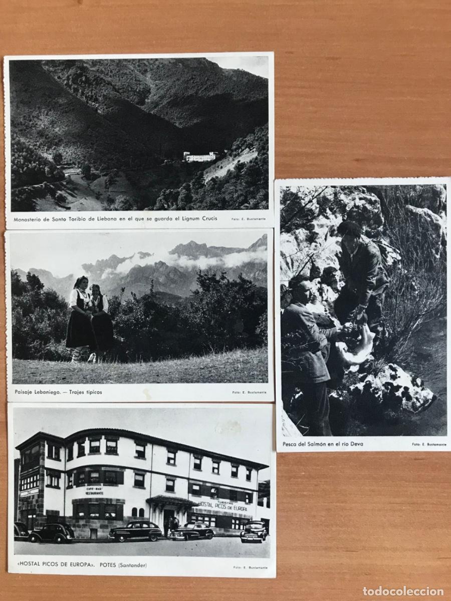 Postales: Lote de 4 postales de la comarca de Li&eacute;bana. - Foto 1