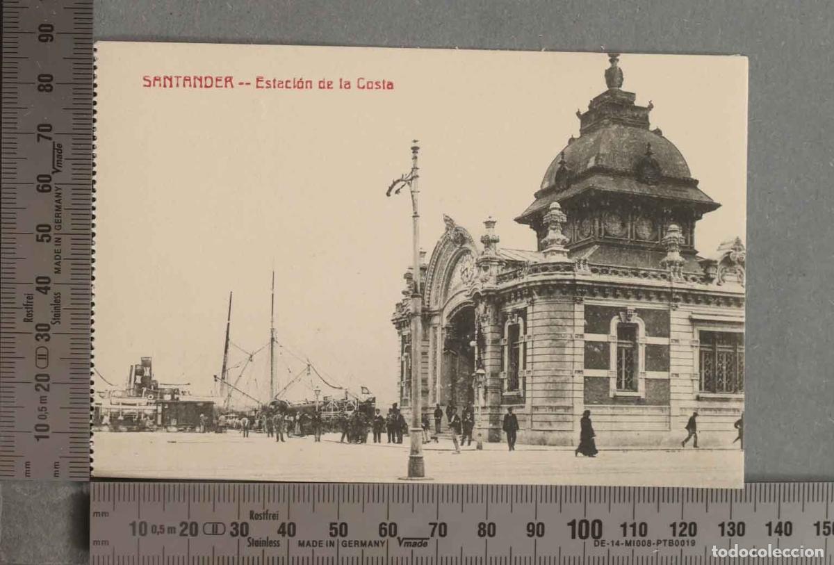 Postales: POSTAL. ESTACION DE LA COSTA. SANTANDER - Foto 1