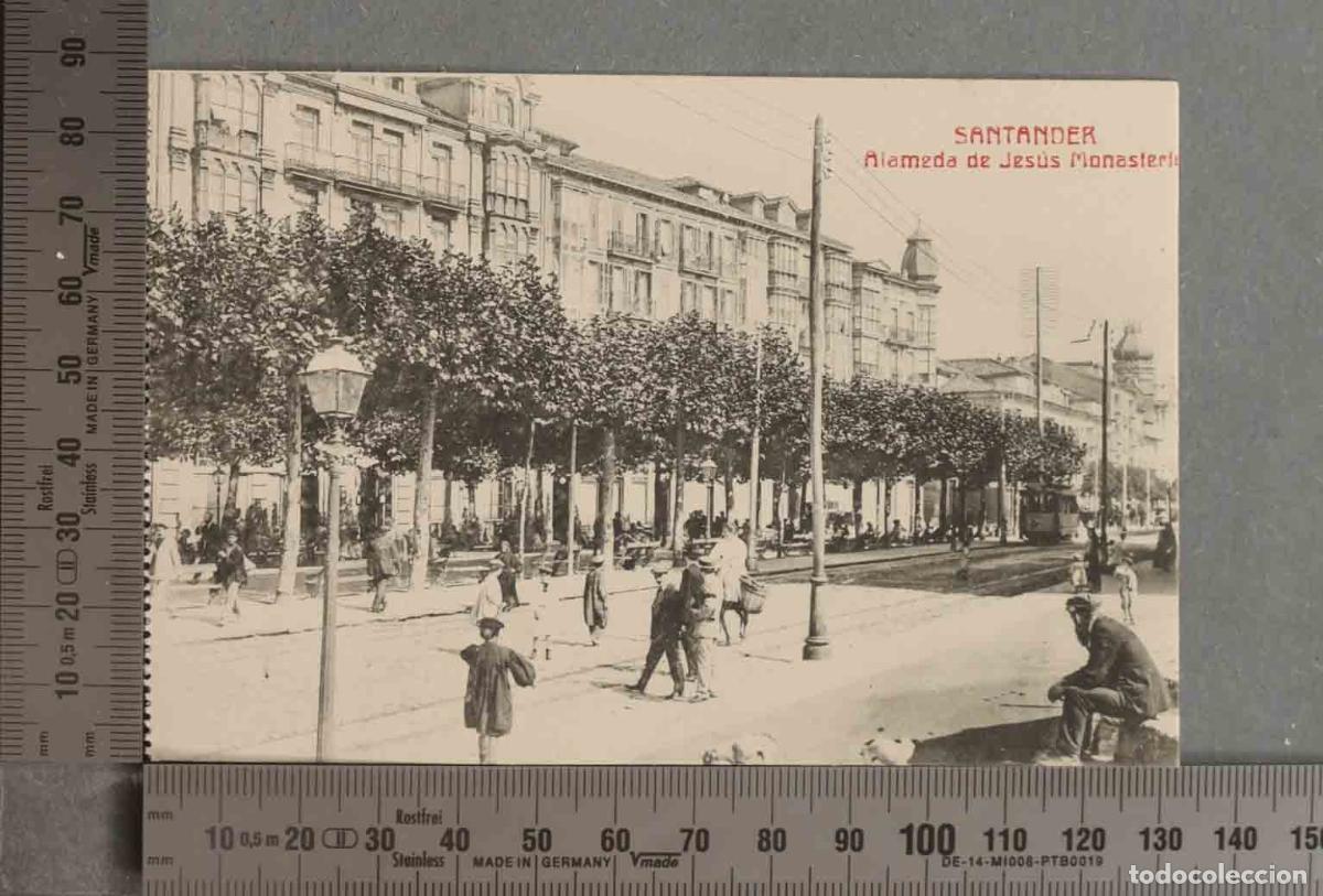 Postales: POSTAL. ALAMEDA DE JESUS MONASTERIO. SANTANDER - Foto 1