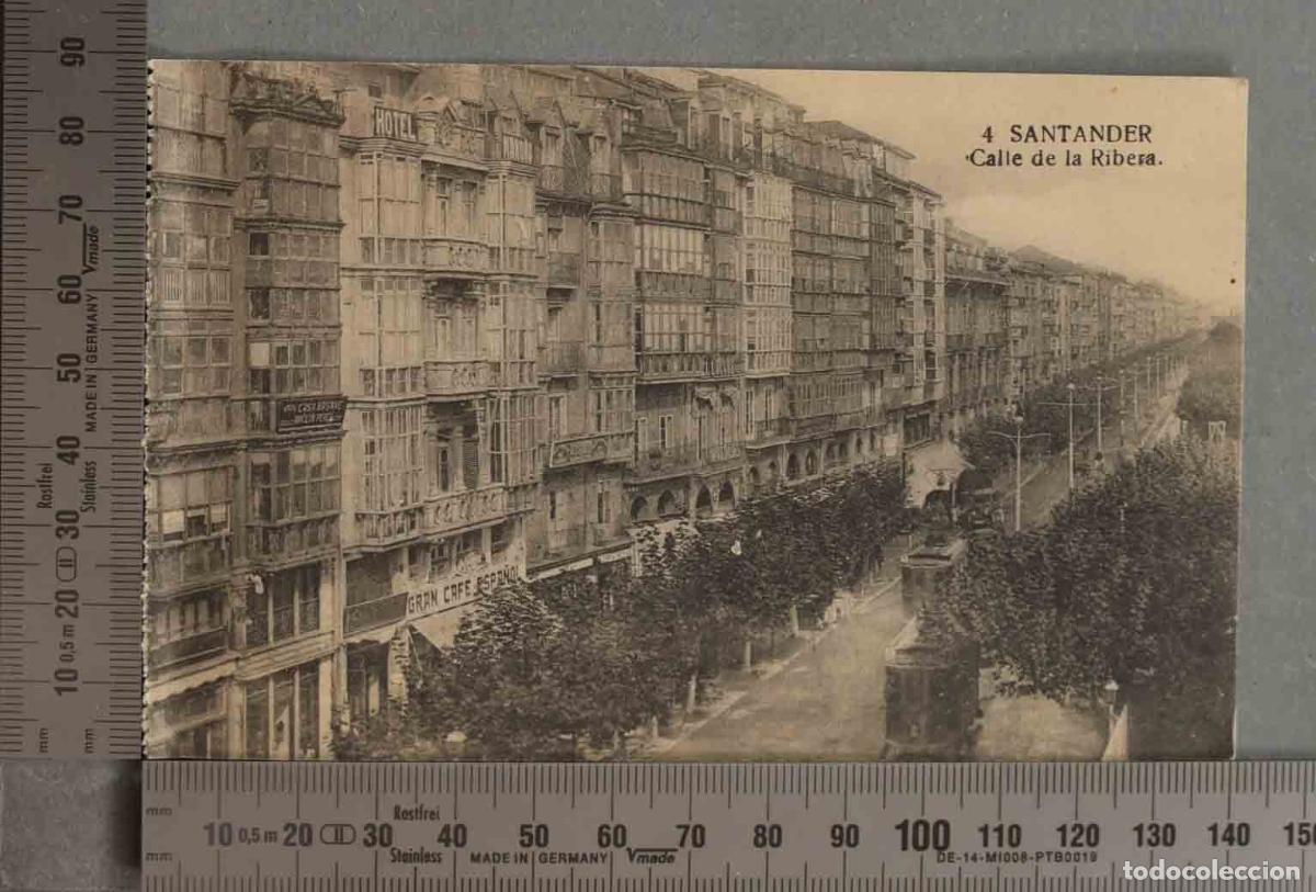 Postales: POSTAL. Calle de la Ribera. SANTANDER - Foto 1