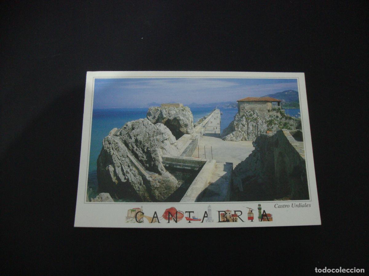 Postales: POSTAL CASTRO URDIALES PASEO DEL ROMPEOLAS - Foto 1