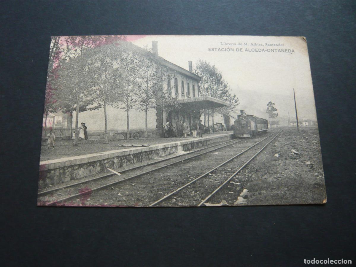 Postales: ALCEDA ONTANEDA CANTABRIA ESTACION - Foto 1