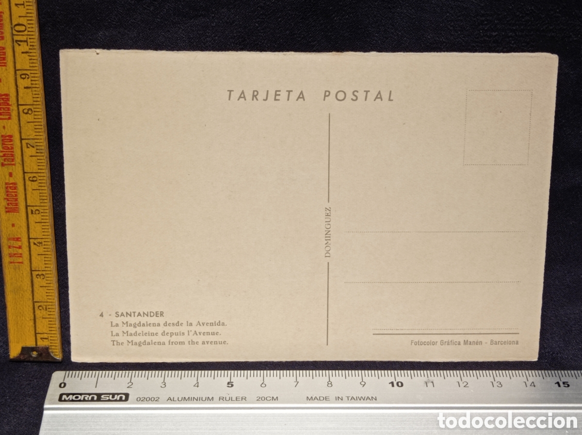 Postales: ANTIGUA POSTAL SANTANDER 4 DOM&Iacute;NGUEZ SIN CIRCULAR - Foto 2