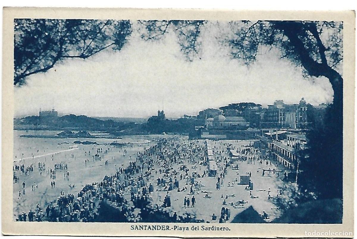 Postales: PLAYA DEL SARDINERO.- SANTANDER - Foto 1