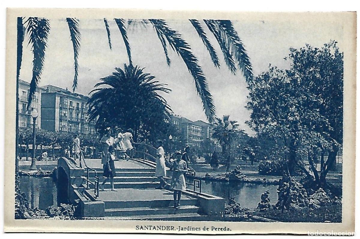 Postales: JARDINES DE PEREDA.- SANTANDER - Foto 1