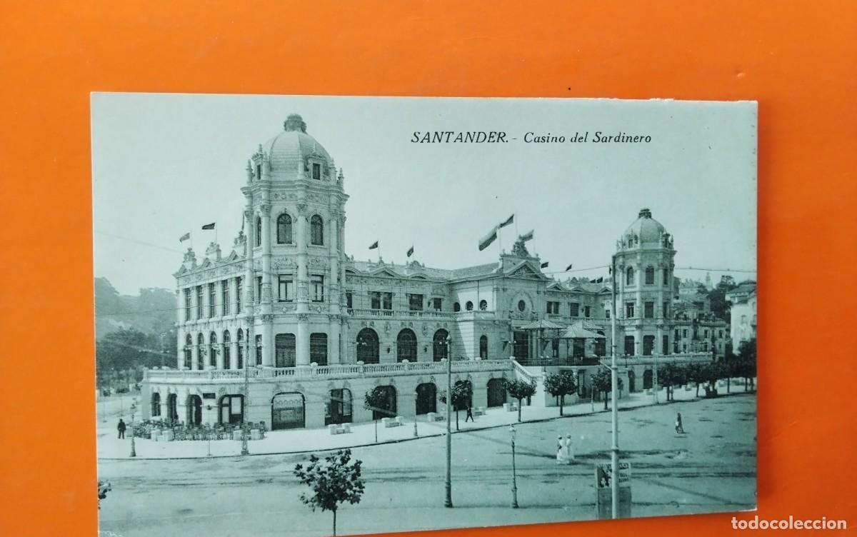Postales: SANTANDER , POSTAL ANTIGUA , BLANCO Y NEGRO - Foto 2