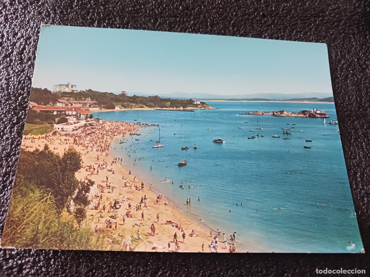 Postales: 13 santander, playa de la magdalena, ed. alarde - Foto 1