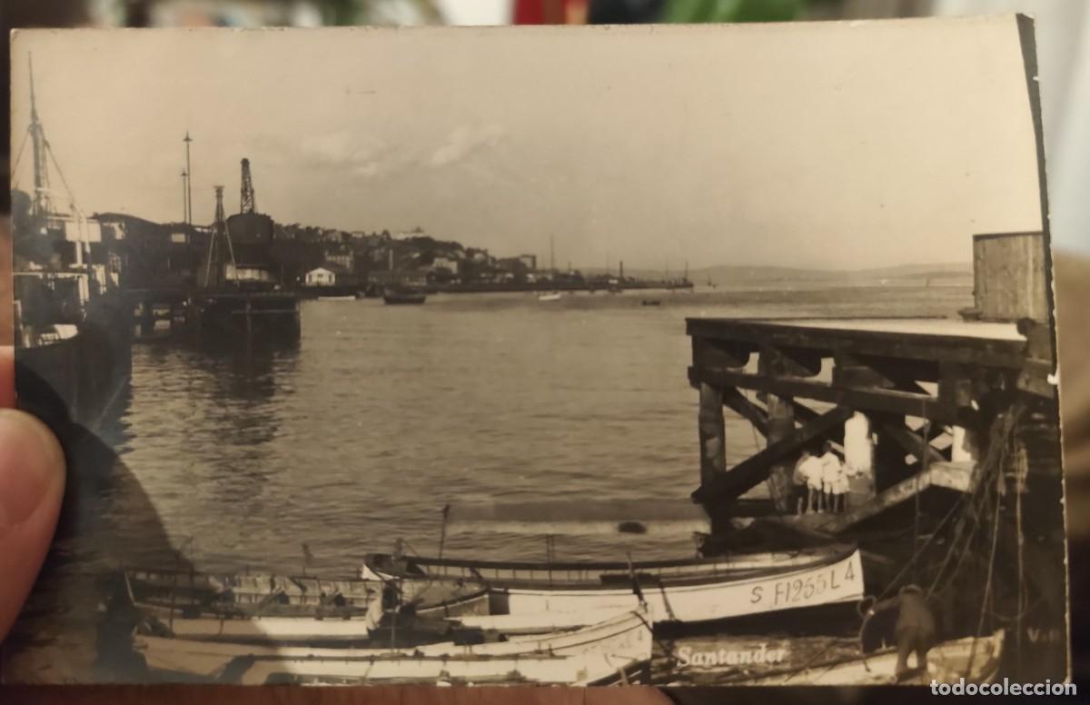 Postales: Santander - muelle - barcas - puerto - Foto 1