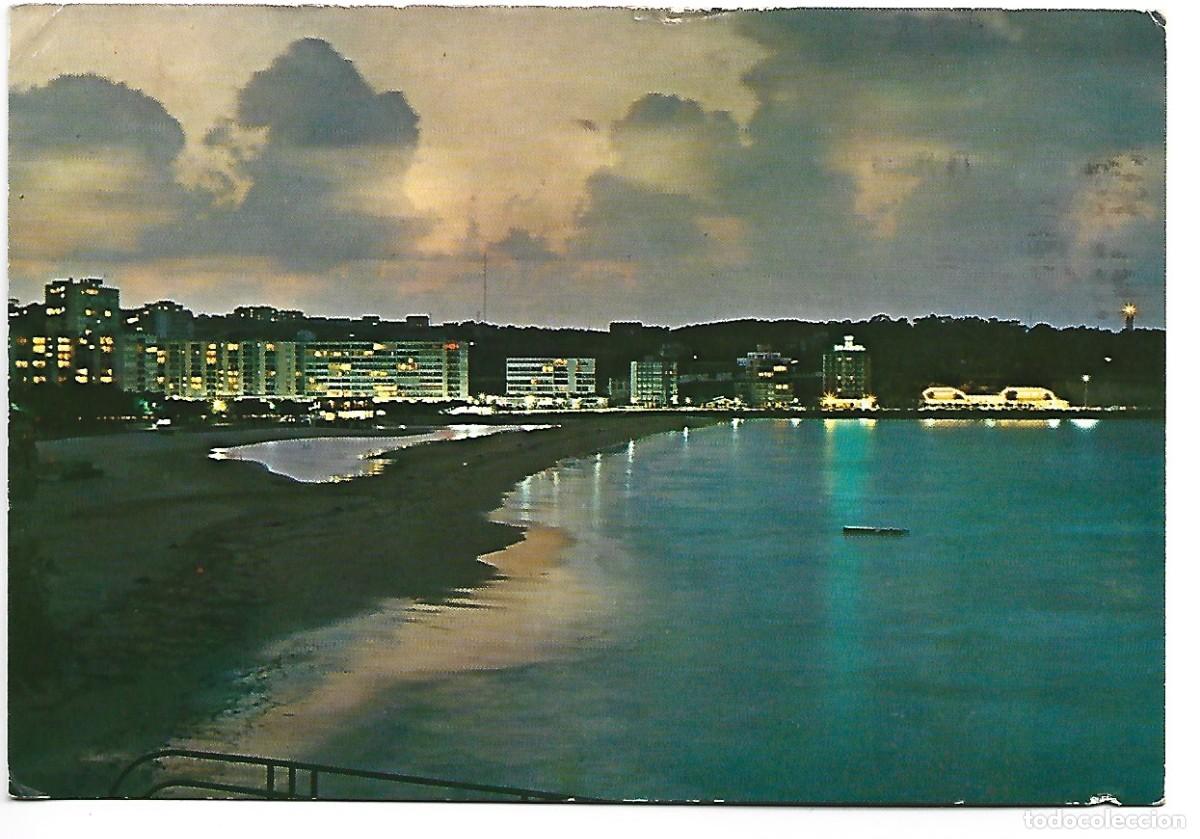 Postales: 2&ordf; PLAYA, NOCTURNA.- SANTANDER - Foto 1