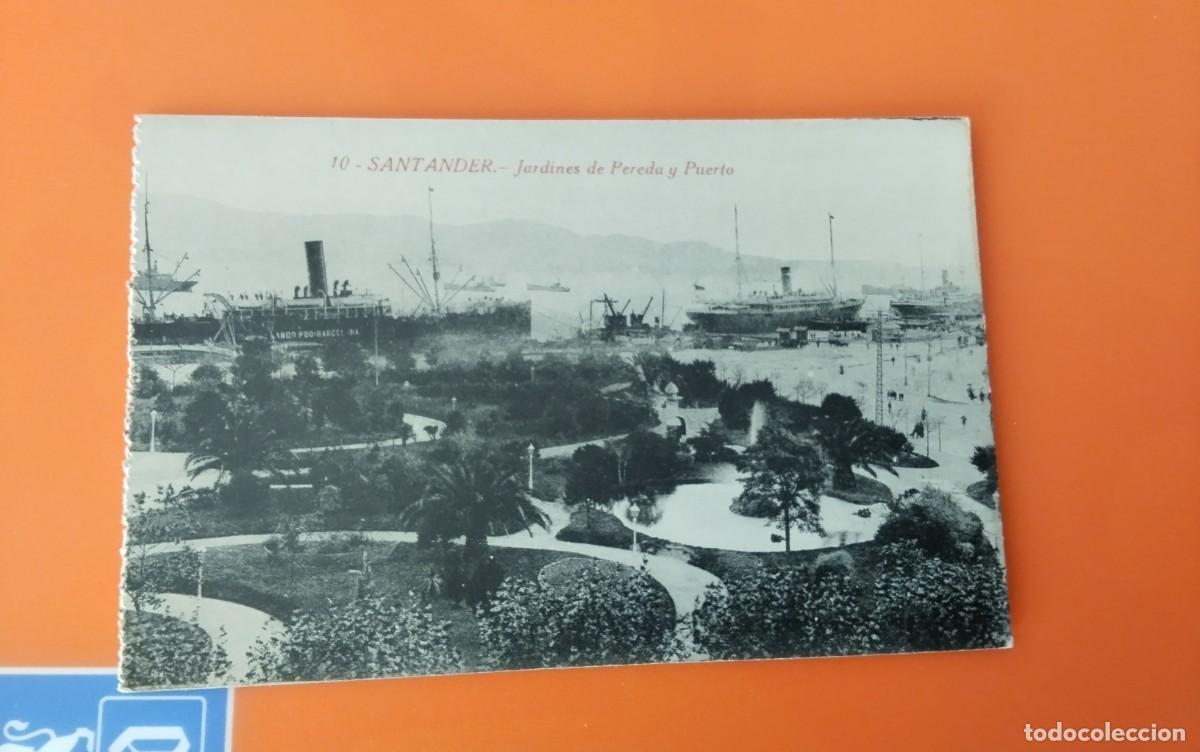Postales: SANTANDER, POSTAL ANTIGUA , BLANCO Y NEGRO - Foto 2