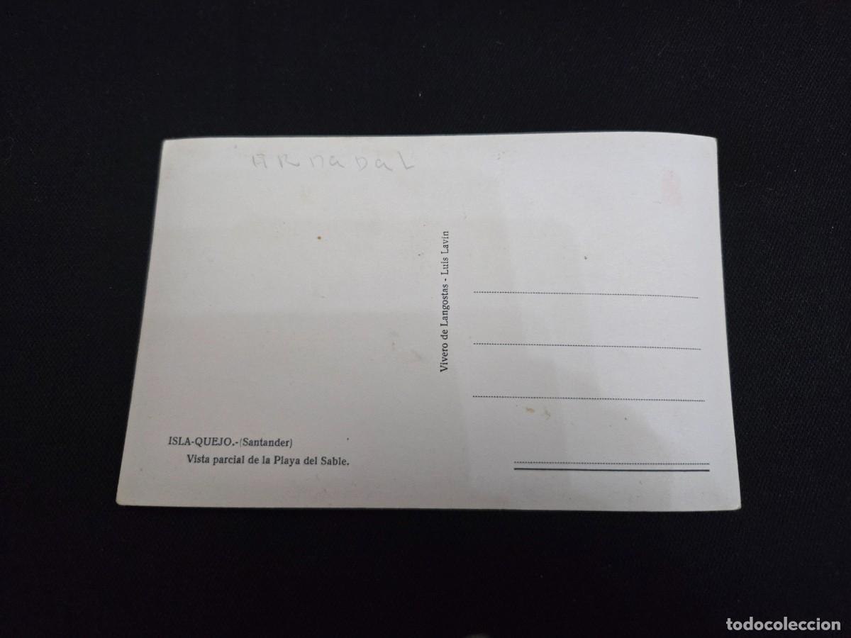 Postales: POSTAL ISLA - QUEJO , SANTANDER, A&Ntilde;OS 50 - Foto 2