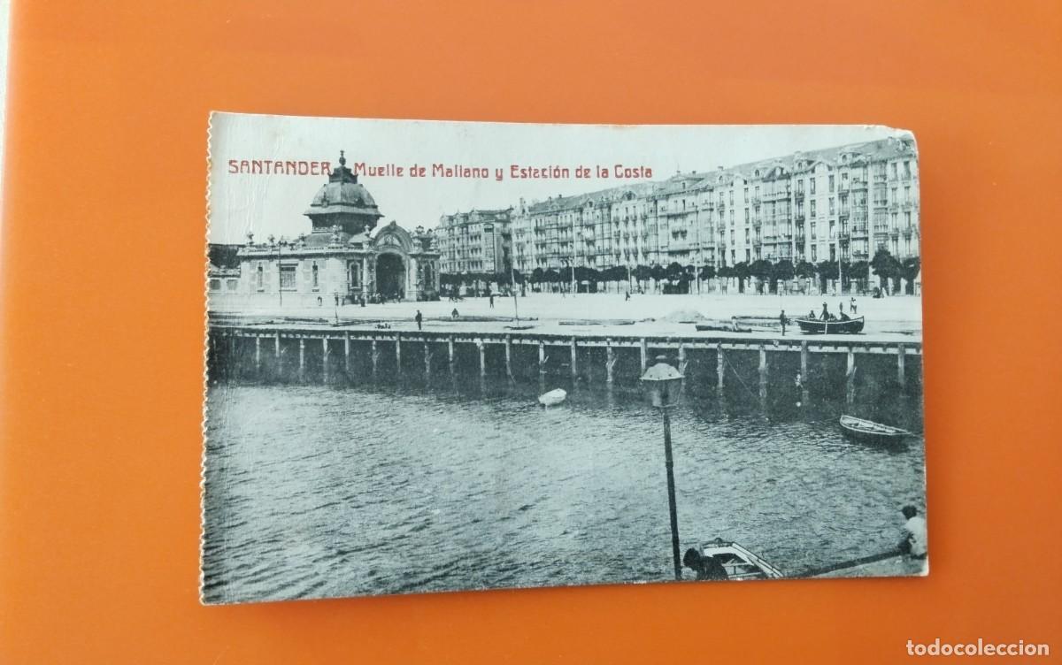 Postales: SANTANDER, POSTAL ANTIGUA , BLANCO Y NEGRO - Foto 2