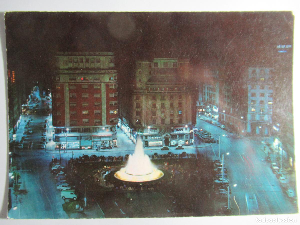 Postales: Santander - Plaza del General&iacute;simo. Nocturna - Foto 1