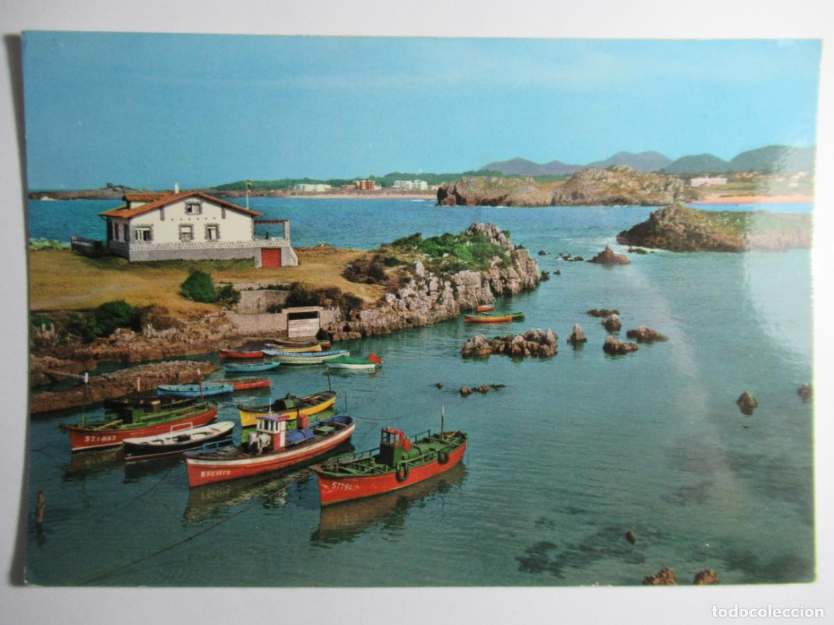 Postales: Isla - Quejo, al fondo Plaza Ris - Foto 1