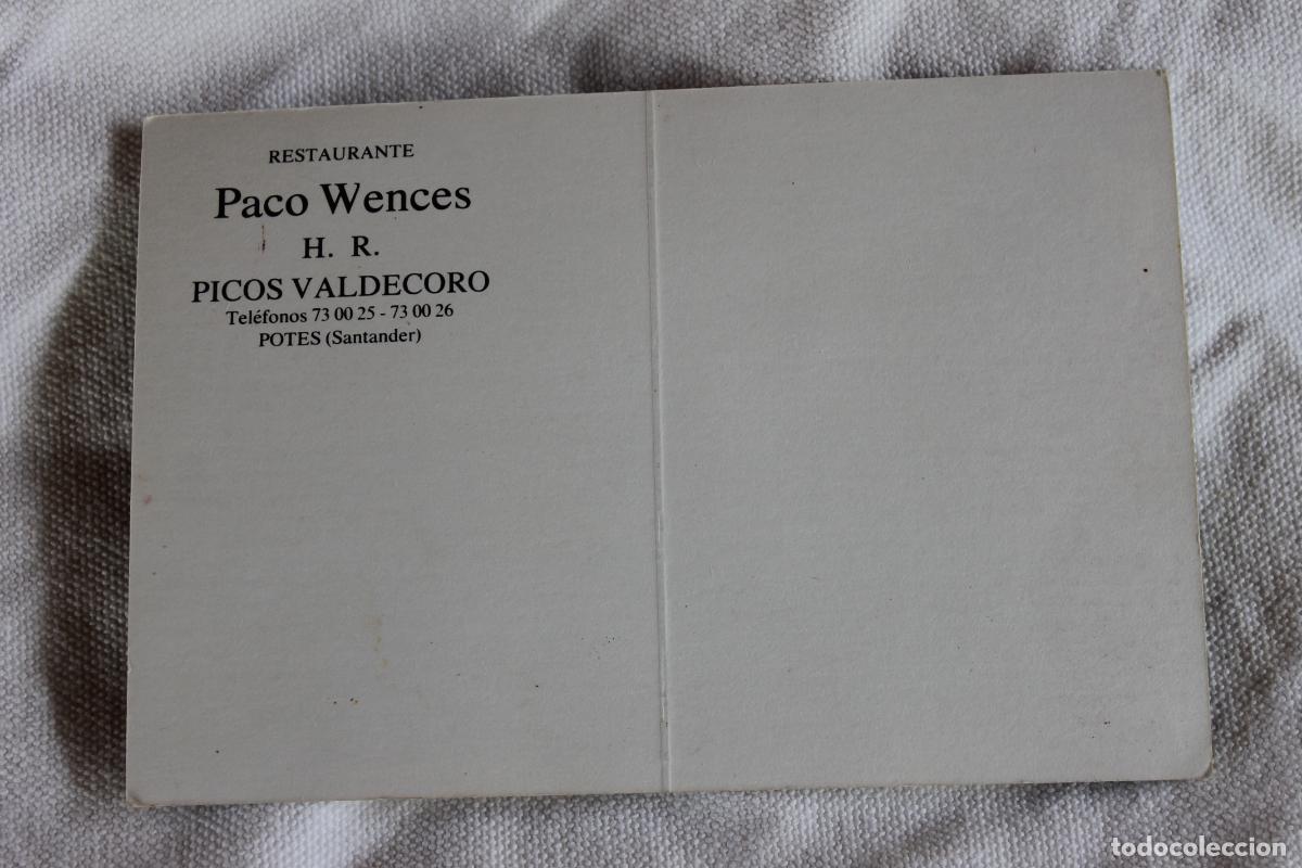 Postales: RESTAURANTE WENCES POTES SANTANDER - Foto 2