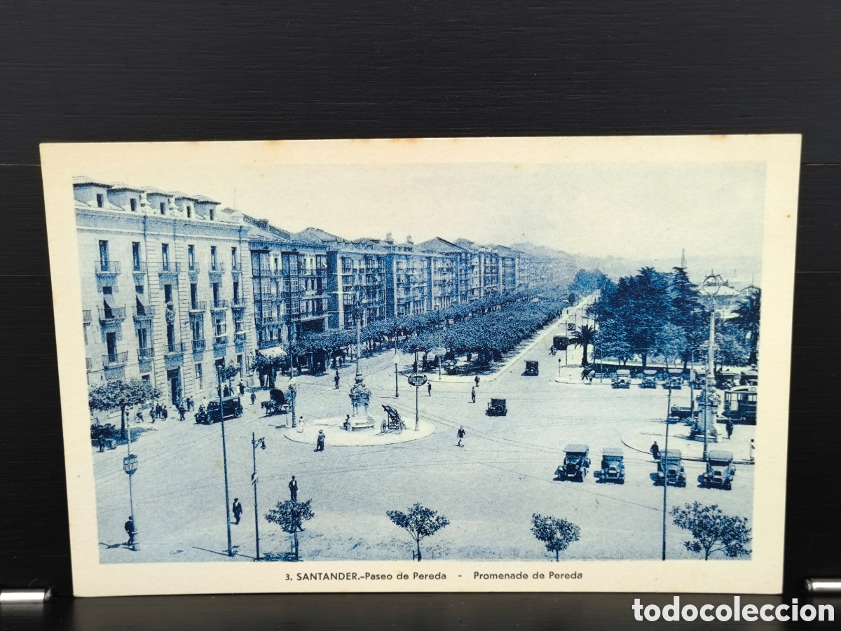 Postales: Antigua postal Santander Paseo de Pereda n&uacute;m 3 - Foto 1