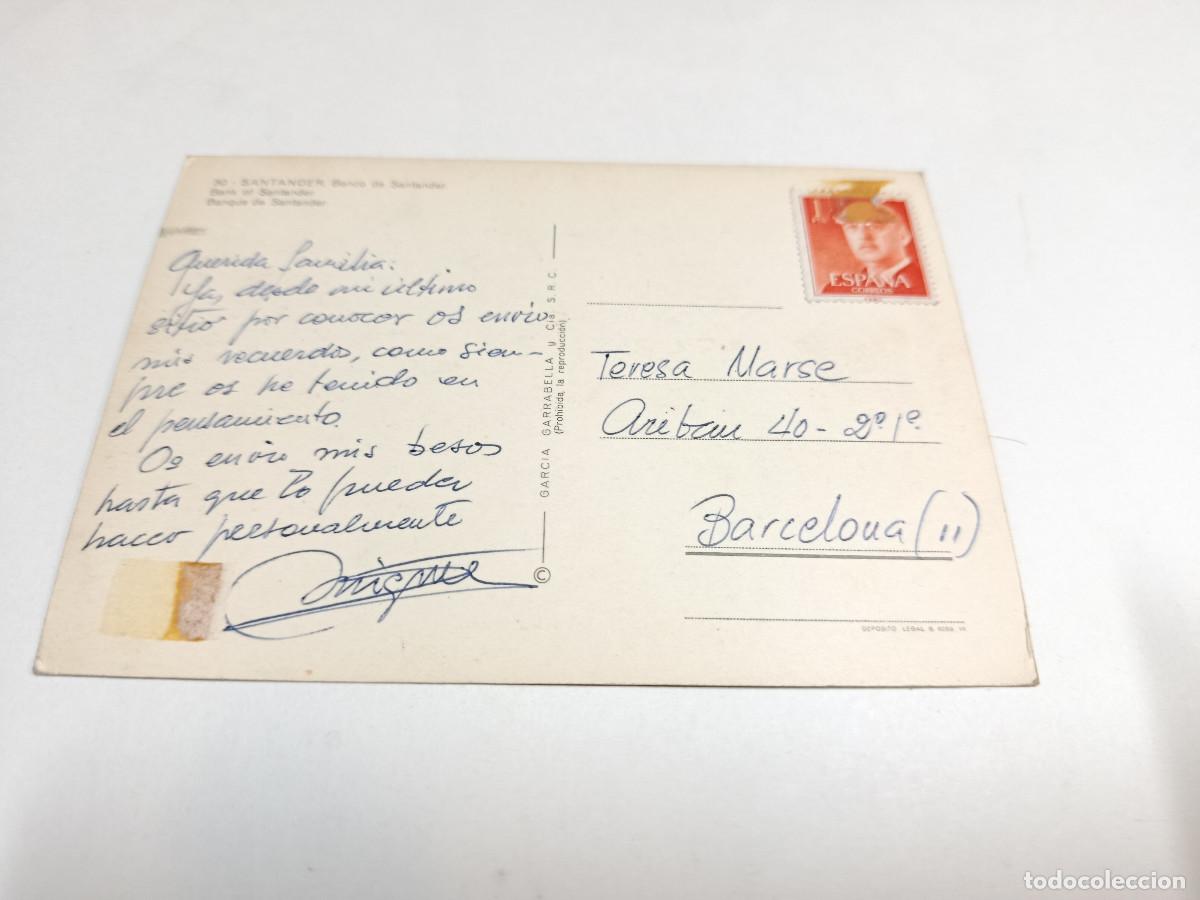 Postales: CANTABRIA - POSTAL SANTANDER - BANCO DE SANTANDER - Foto 2