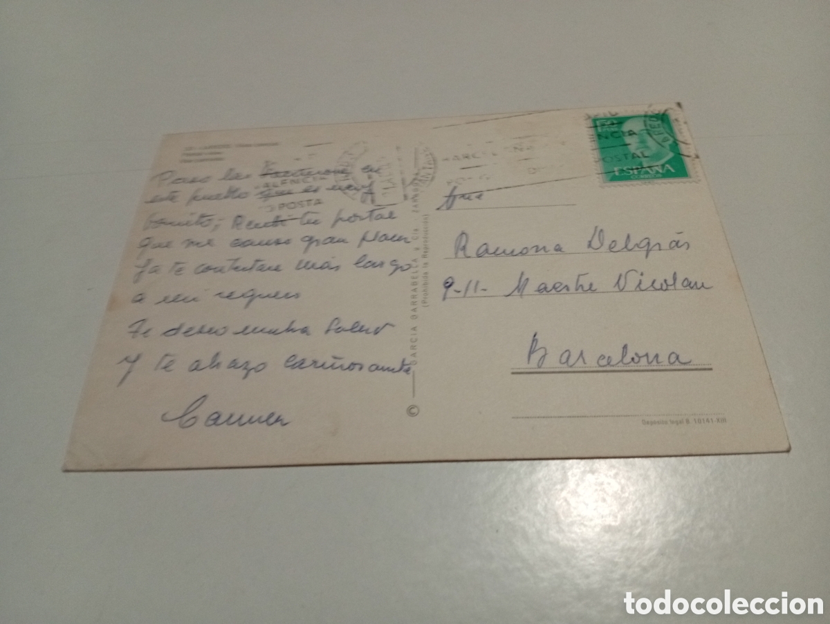 Postales: Postal Laredo banderas - Foto 2