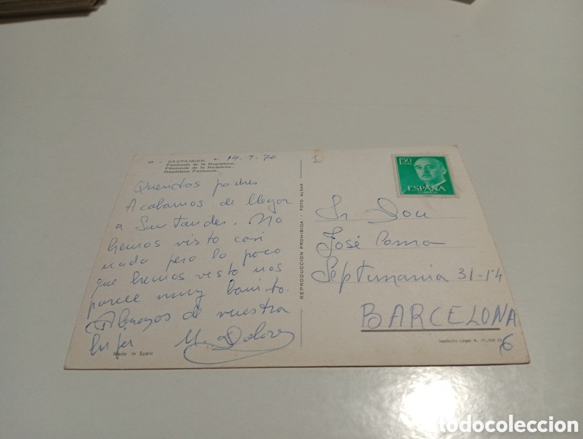 Postales: Postal Santander....... - Foto 2