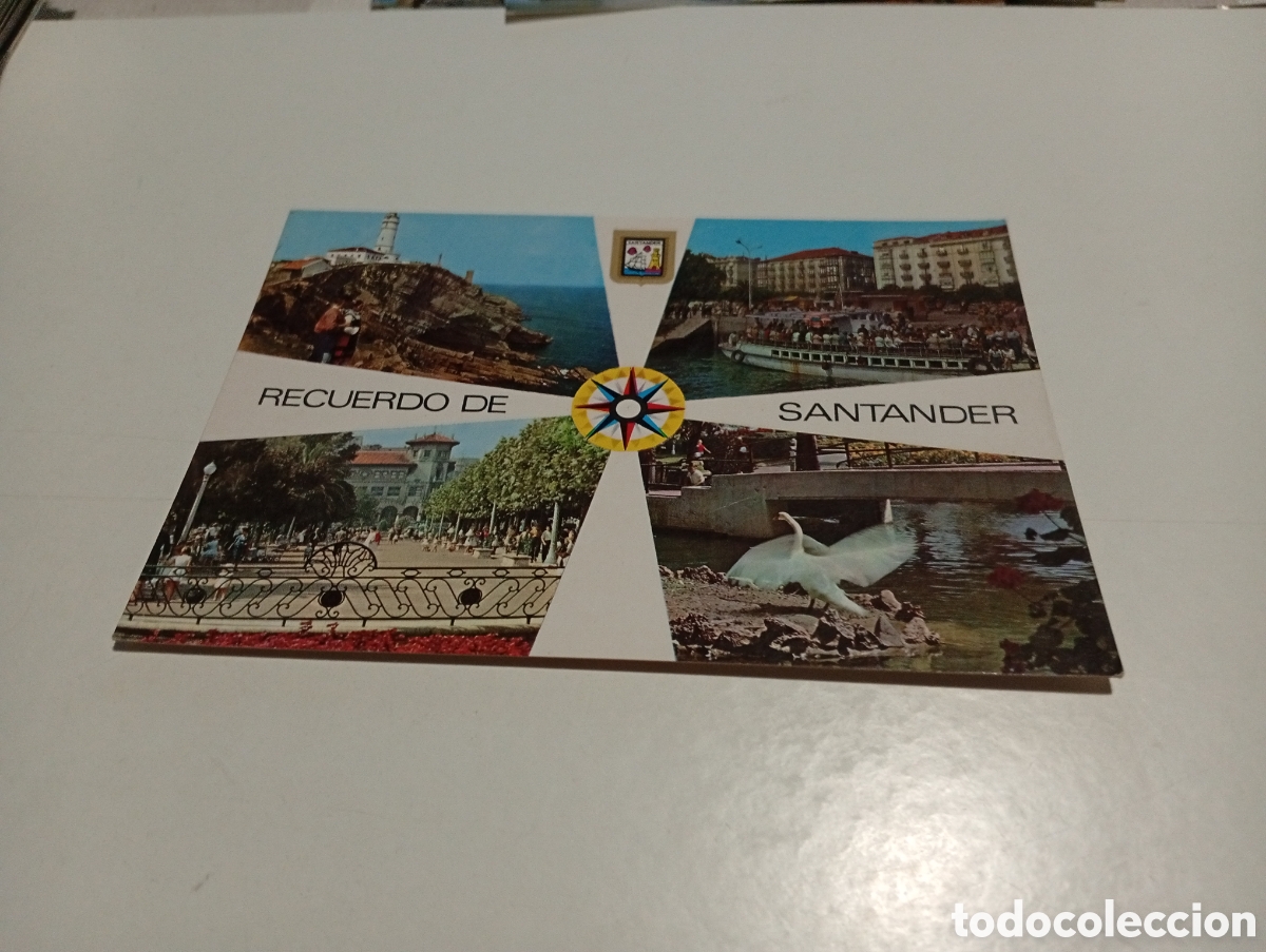 Postales: Postal recuerdo de Santander - Foto 1