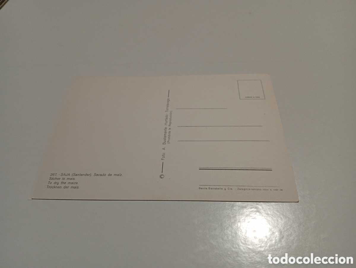 Postales: Postal Saja,secado de maiz - Foto 2