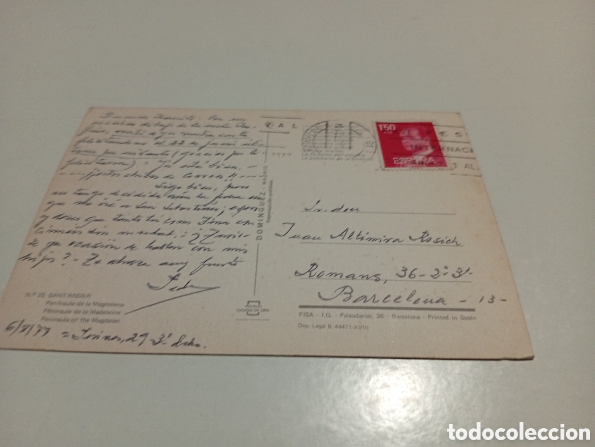 Postales: Postal Santander...... - Foto 2