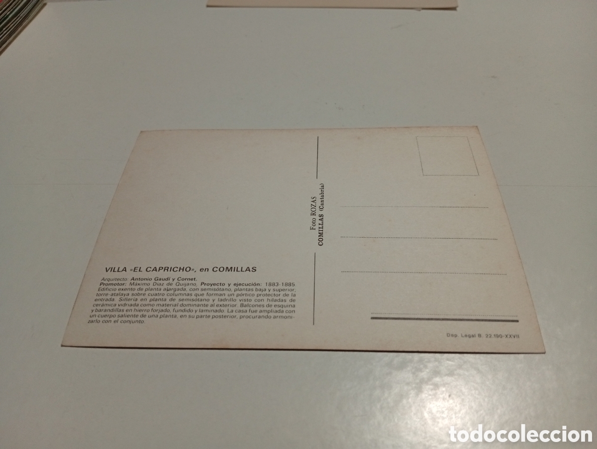 Postales: Postal Comillas, Villa el capricho - Foto 2