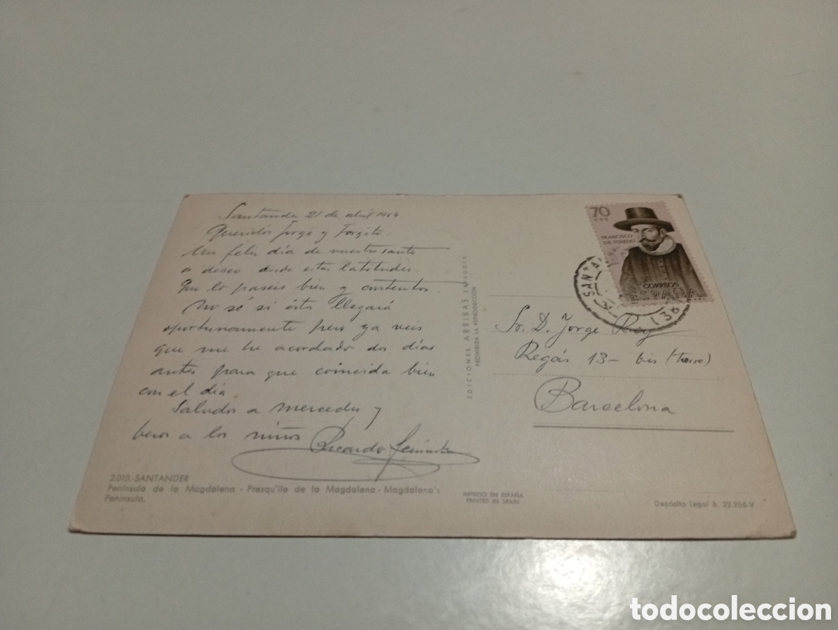 Postales: Postal Santander.... - Foto 2