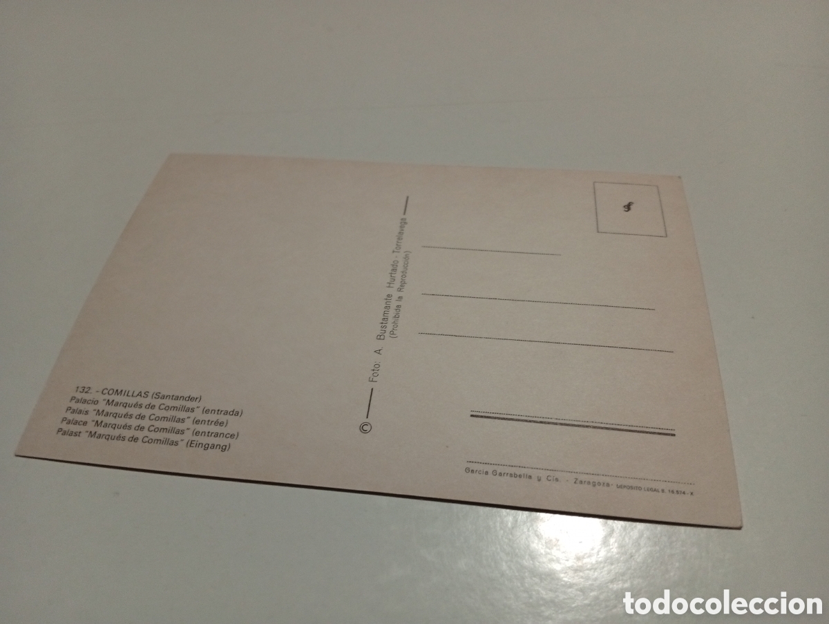 Postales: Postal Comillas...... - Foto 2