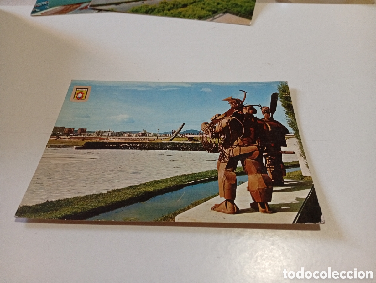 Postales: Postal Laredo monumento al pescador - Foto 1