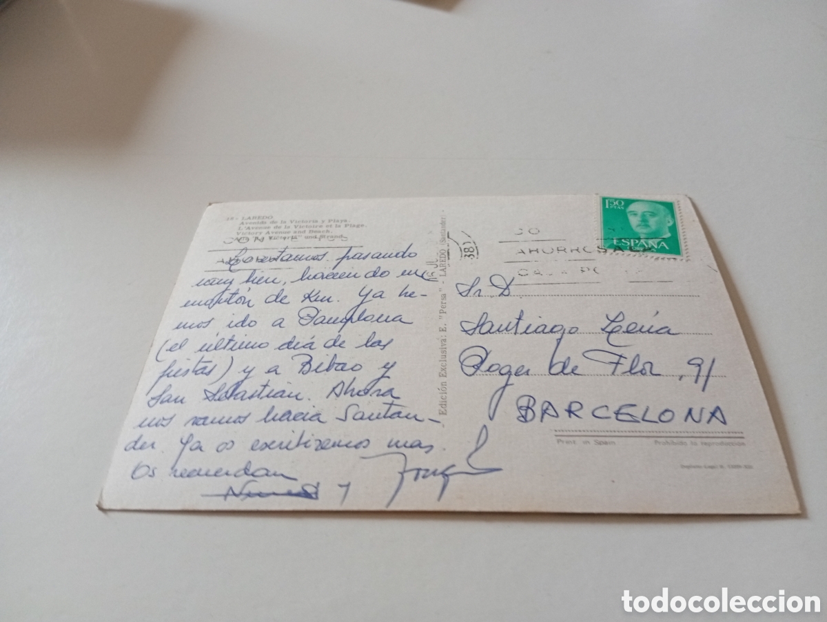 Postales: Postal Laredo.......... - Foto 2