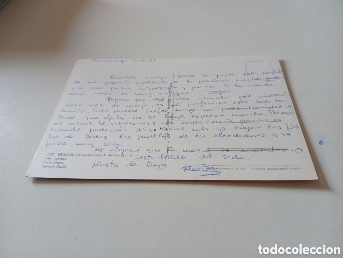 Postales: Postal Vega de Pas.... - Foto 2