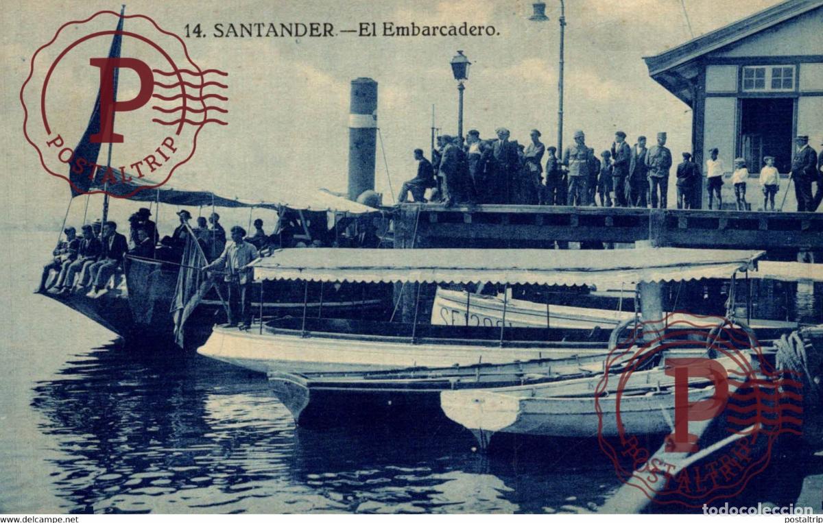 Postales: SANTANDER. EL EMBARCADERO. - Foto 1