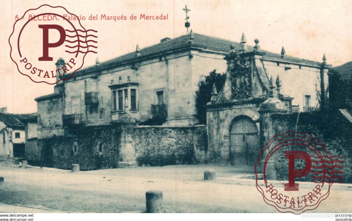 Postales: ALCEDA, CANTABRIA, PALACIO DEL MARQUES DE MERCADAL - Foto 1