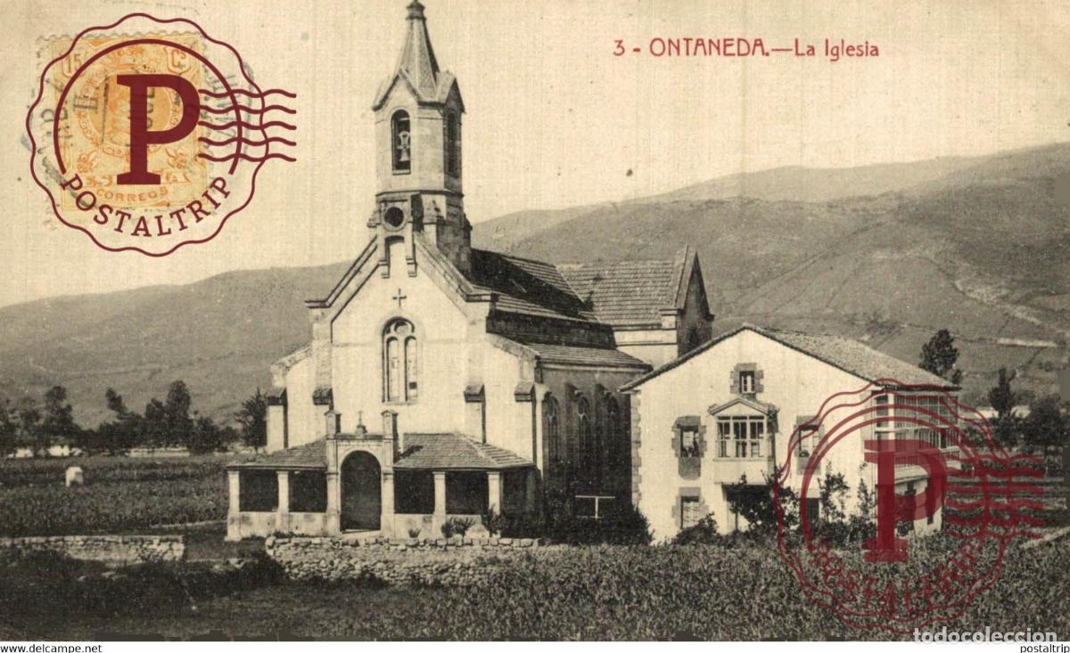 Postales: CANTABRIA. ONTANEDA. LA IGLESIA. - Foto 1