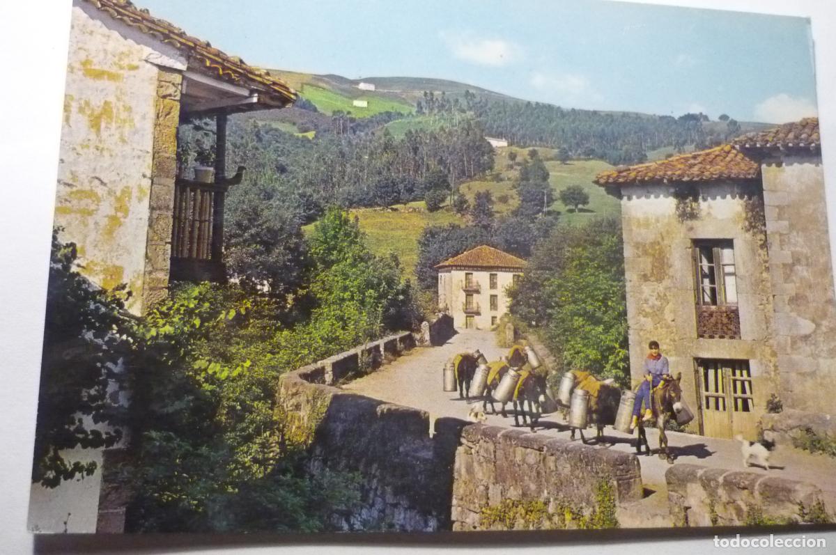 Postales: postal llerana lechero - Foto 1