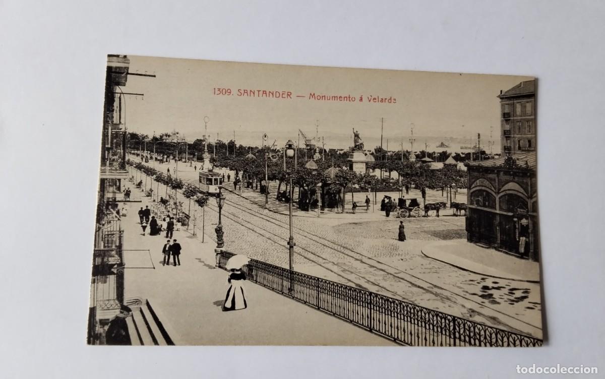 Postales: SANTANDER , POSTAL ANTIGUA , BLANCO Y NEGRO - Foto 2