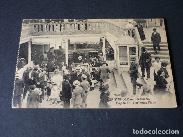 Postales: SANTANDER SARDINERO BAJADA DE LA PRIMERA PLAYA - Foto 1