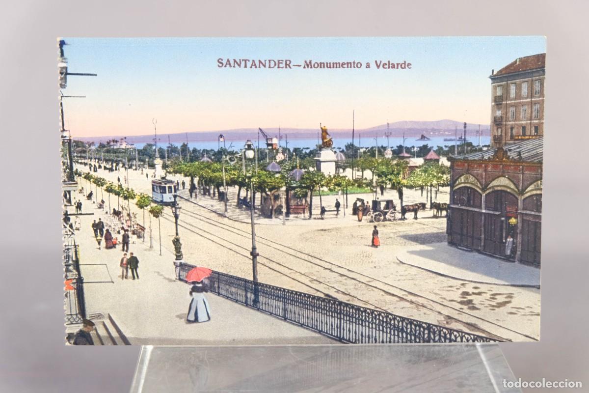 Postales: TARJETA POSTAL SANTANDER - MONUMENTO A VELARDE - Foto 1
