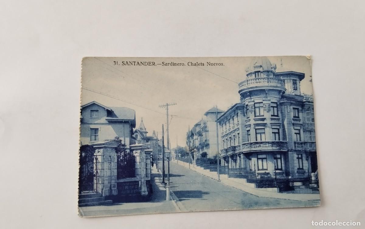 Postales: SANTANDER , POSTAL ANTIGUA , BLANCO Y NEGRO - Foto 2