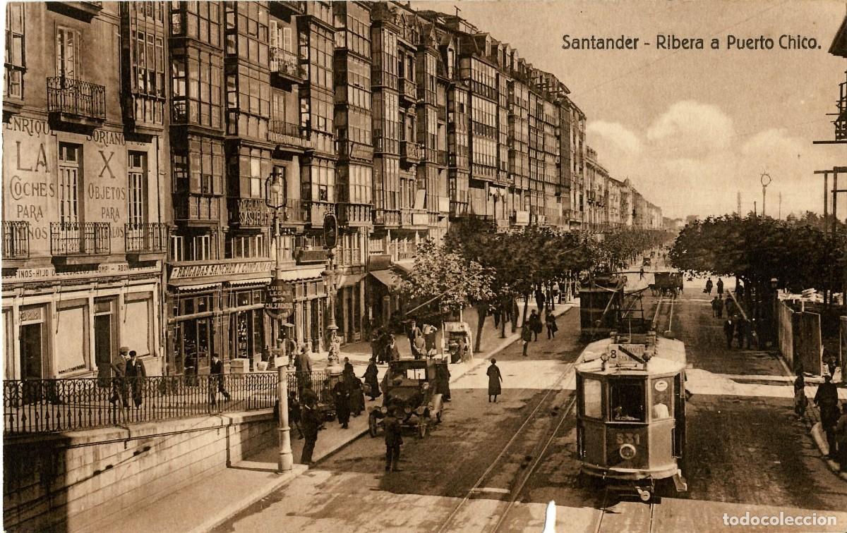 Postales: Santander. Cantabria. Ribera a Puerto Chico - Foto 1