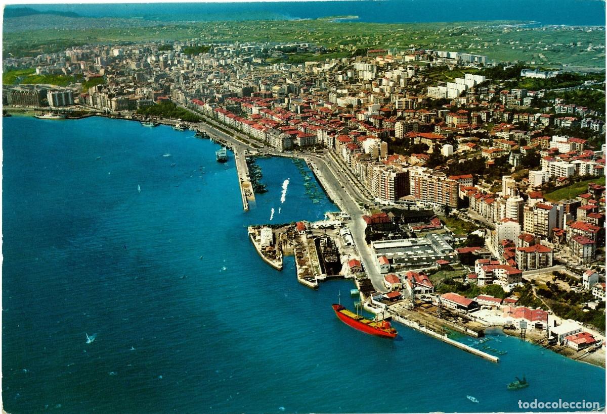 Postales: Santander. Panor&aacute;mica. Astilleros Corcho. - Foto 1